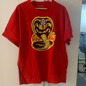 Red Cobra Kai T-Shirt XL Like New